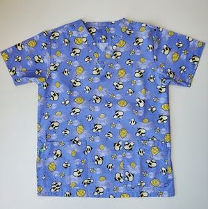 Honey Bee nurse's uniform scrubs medical office wear top